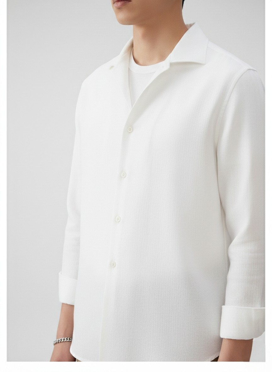 DRAVOX Men’s Flax Linen Casual Shirt